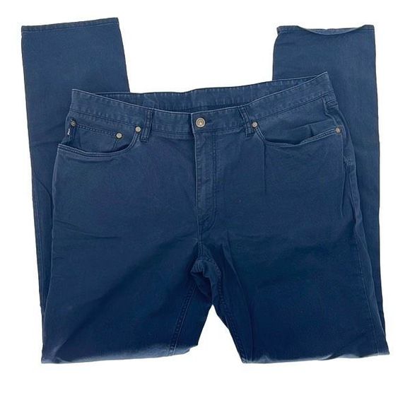 Polo Ralph Lauren Mens Chino Pants Straight Leg Stretch Navy Blue Size 38x34 - Picture 3 of 7